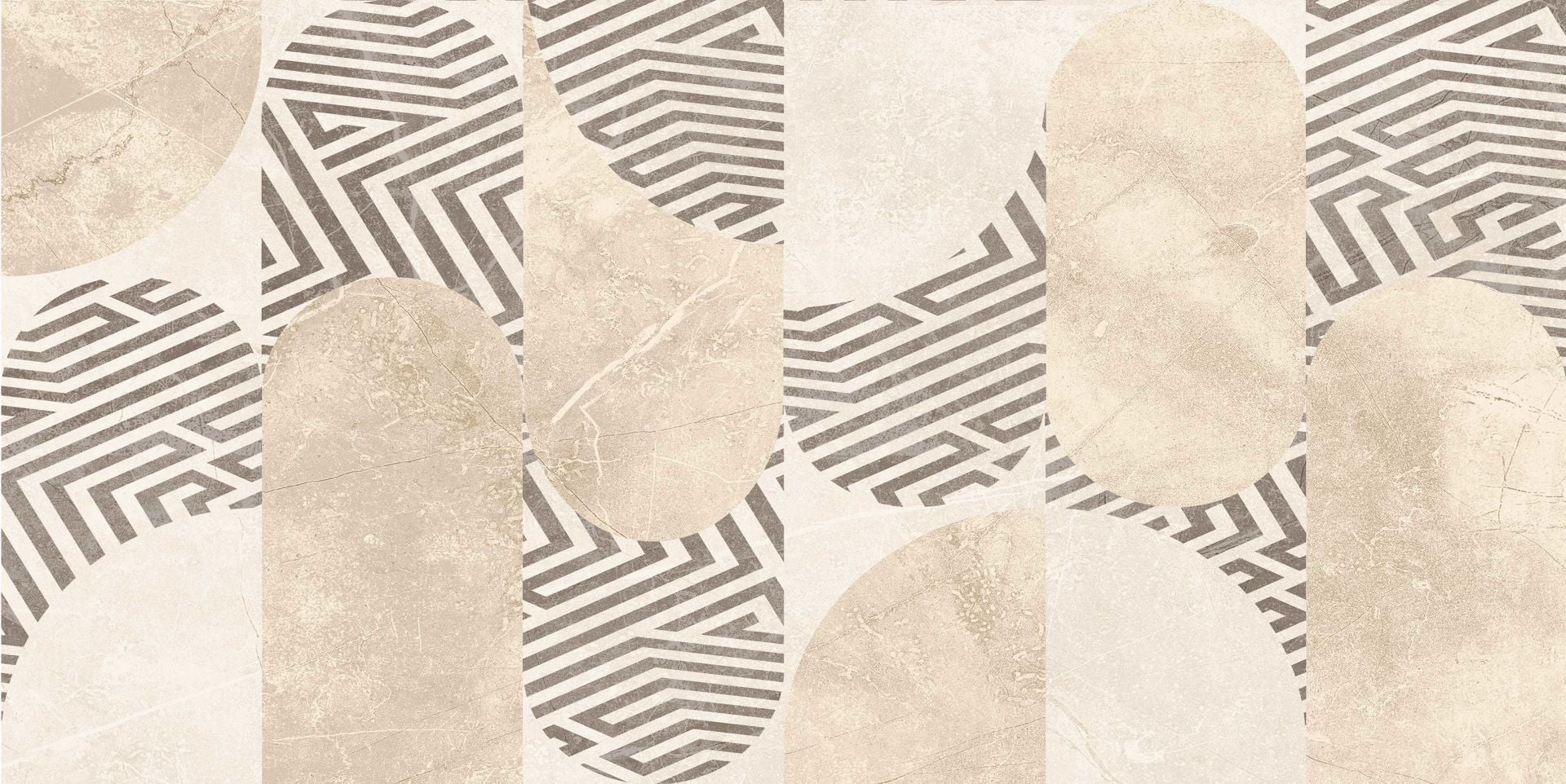 320X640 ALVA PUZZLE KAHVE DEKOR - Numune