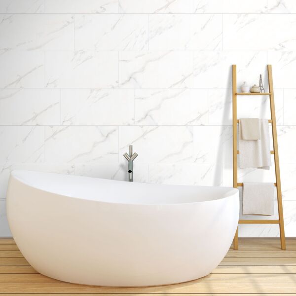 300X600 CALACATTA  PARLAK BEYAZ K:8 - Numune