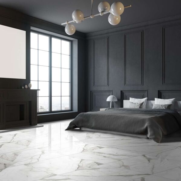 800X800 ARYA BEYAZ TAM PARLAK REKTIFIYE - Numune