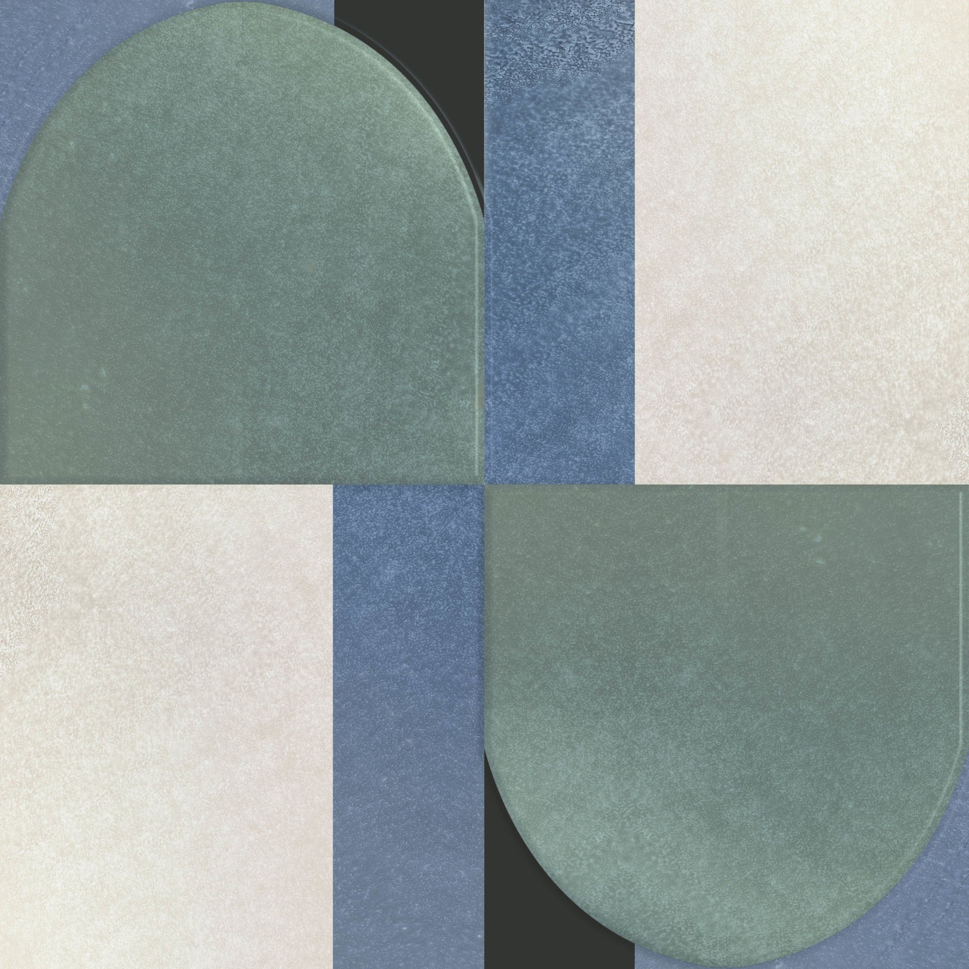 200X200 CLOVER YESIL MAT K:10