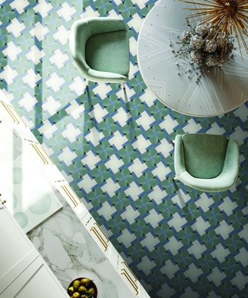 200X200 CLOVER YESIL MAT K:10