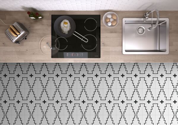 200X200 CALLI SIYAH-BEYAZ K:10 - Numune