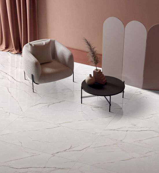 600X1200 NORFOLK BEYAZ TAM PARLAK REK. K:8 - Numune