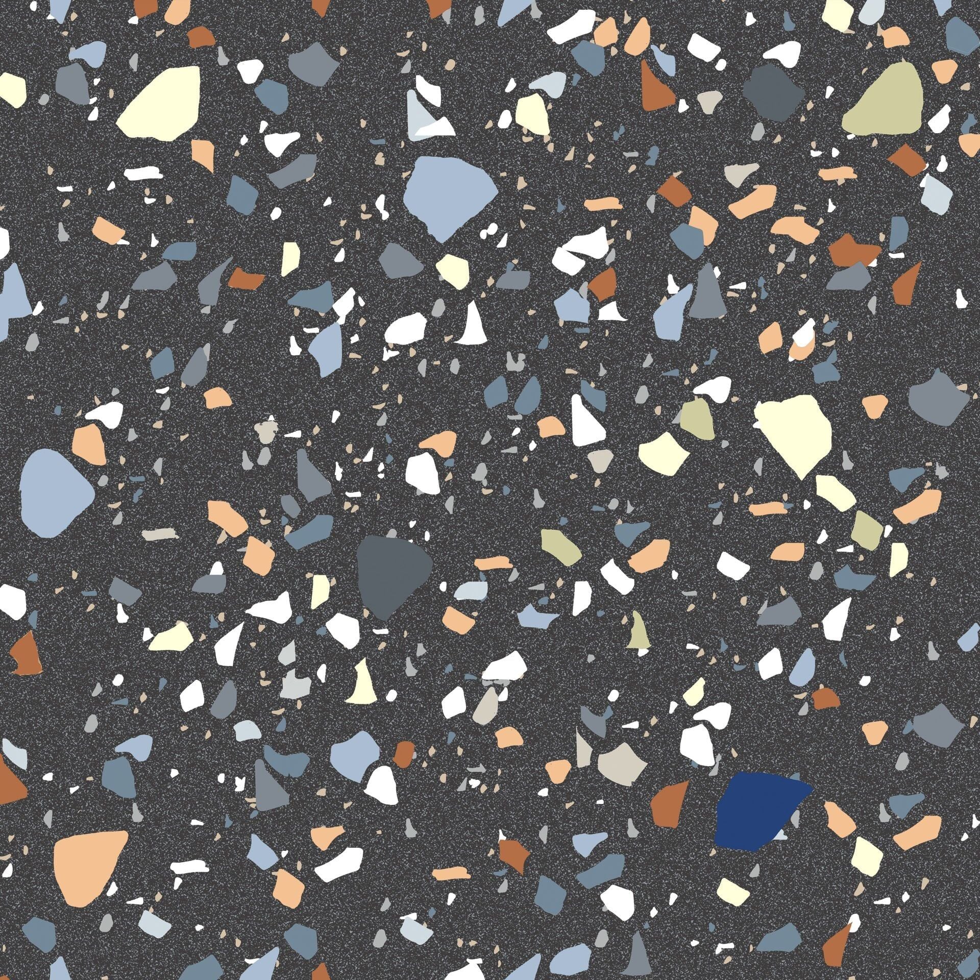 600X600 SOLO SIYAH TAM PARLAK REKTIFIYE - Numune