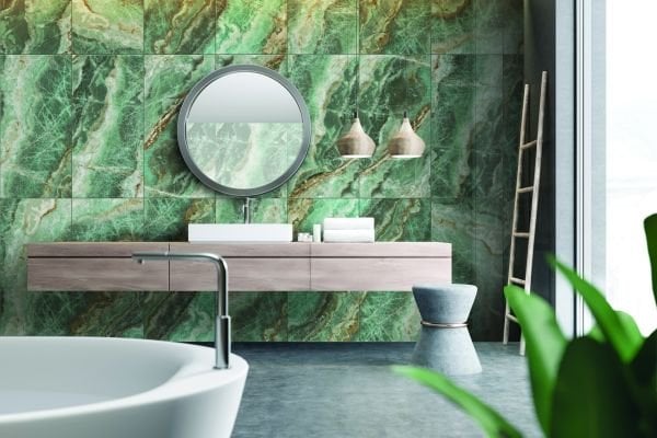 600X1200 GREENPORT YESIL TAM PARLAK REK. K:8 - 1 kutu 2.16 m2