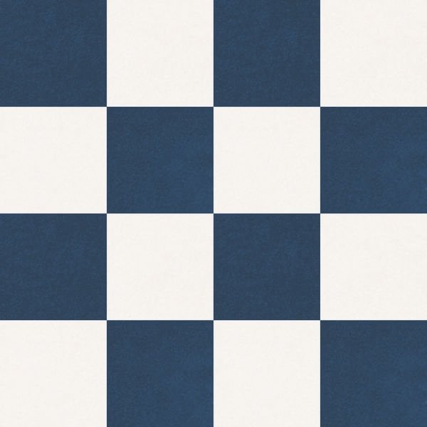 200X200 CHECKER BOARD KOYU MAVI K:10