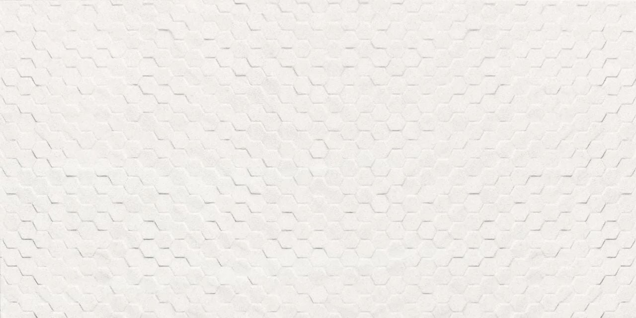 300X600 GEOSTONE BEYAZ HEXAGON K:9 - Numune