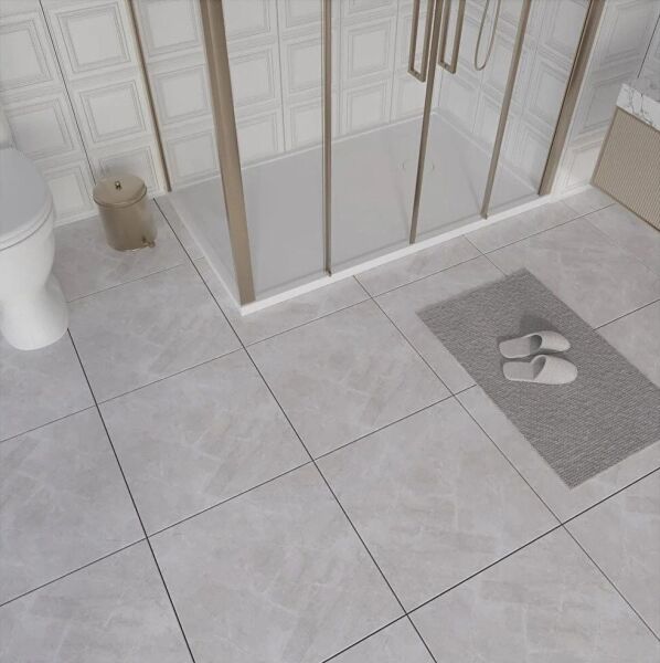 600X600 SANTIAGO GRI TAM PARLAK REKTIFIYE K:9 - Numune