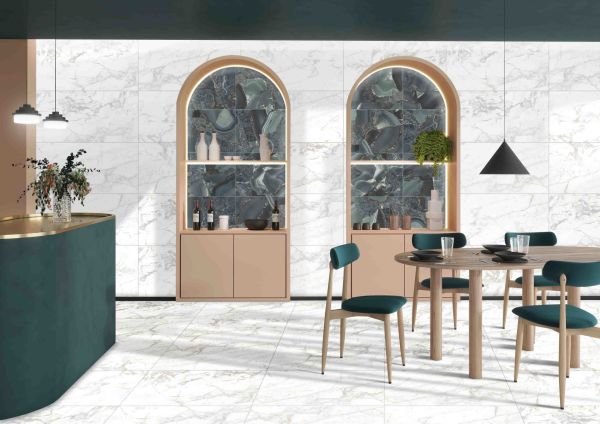 600X1200 SIERRA BEYAZ TAM PARLAK REK. K:8 - 1 kutu 2.16 m2