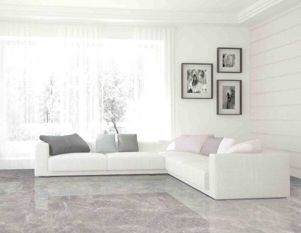 600X600 LAURENTO GRI TAM PARLAK REKTIFIYE - Numune