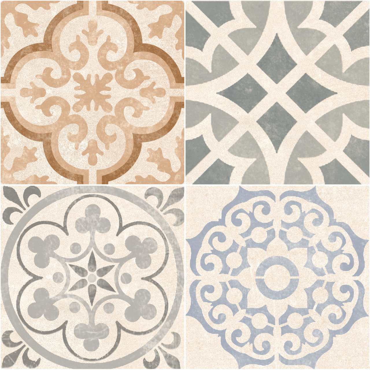 330X330 HALIKARNAS BEJ MIX K:8 - 1 kutu 1. m2