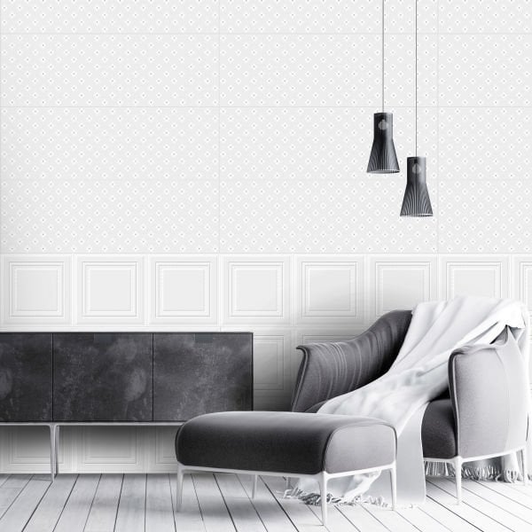 330X990 FLORENCE BEYAZ DEKOR REKTIFIYE  K:10