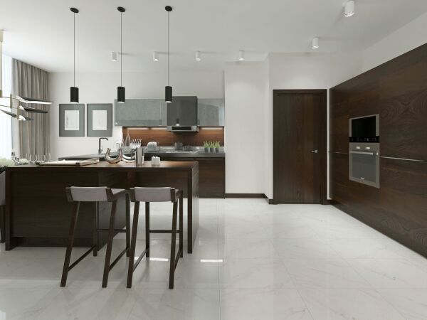 600X600 CALACATTA PARLAK BEYAZ K:8 - Numune